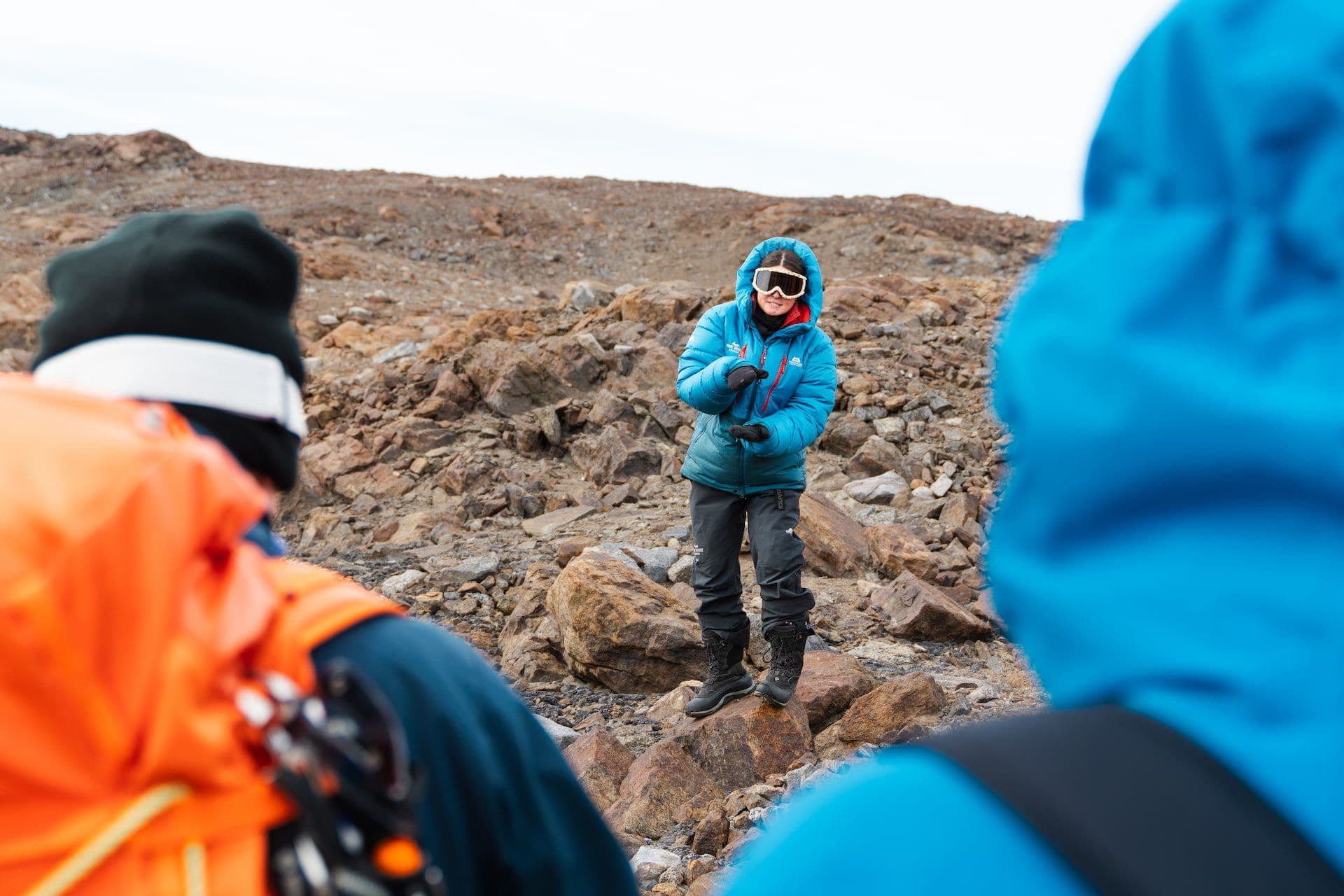 Discussing science in Antarctica