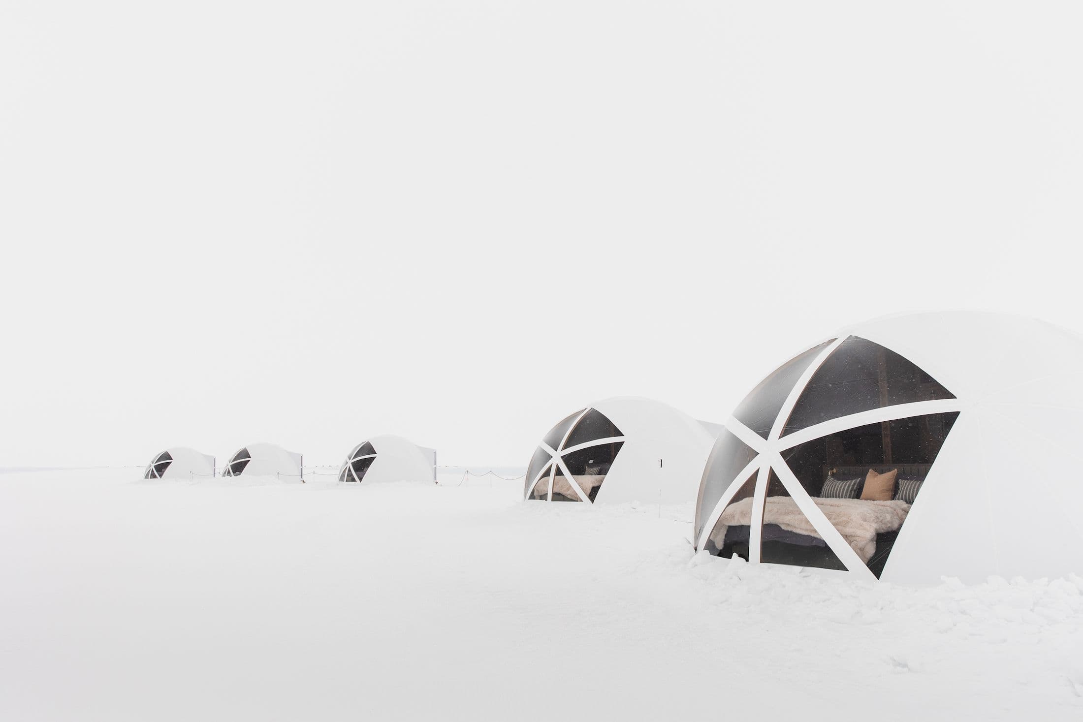 Six tents, primed for adventure