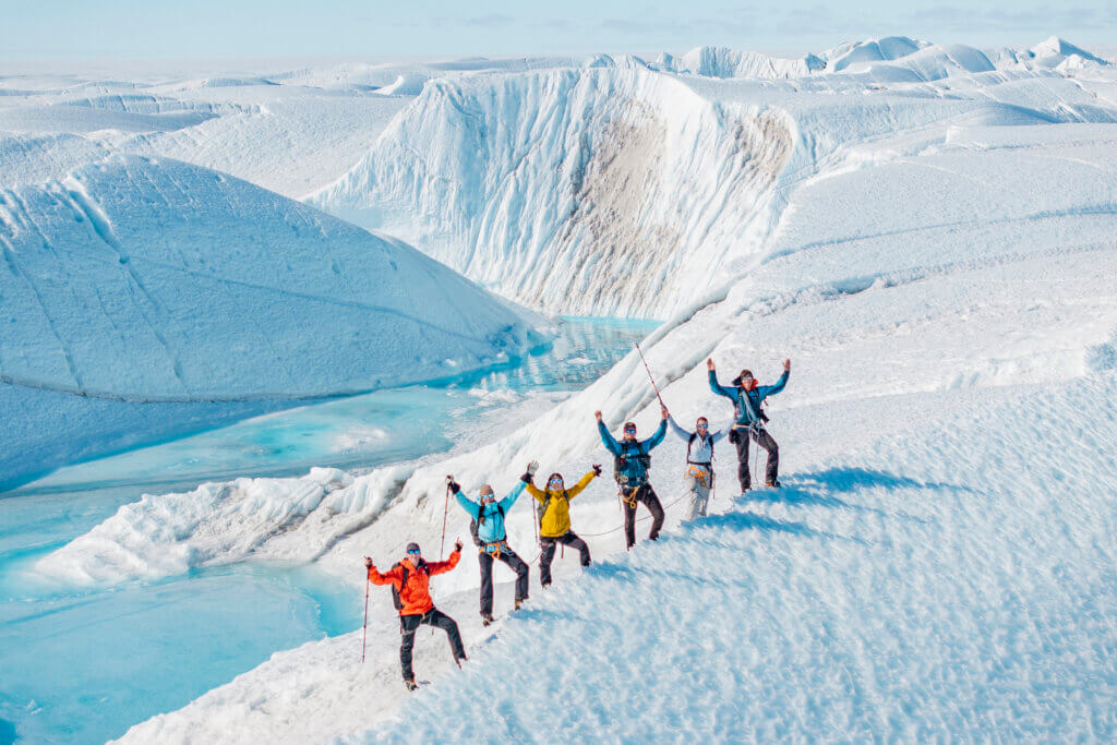 White Desert Blue Ice Rivers